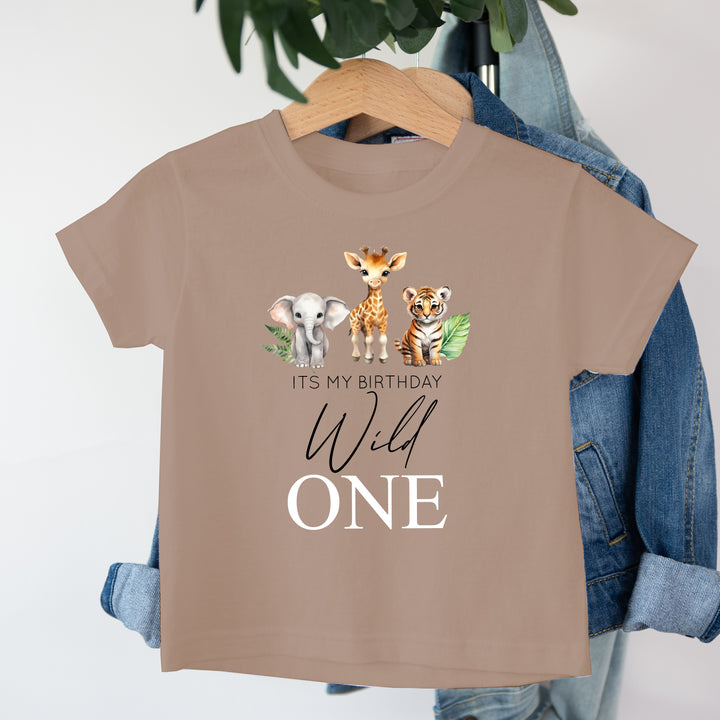 Personalised Jungle Animals Birthday T-shirt