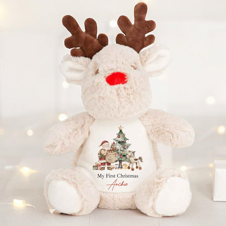 Personalised Santa & Co Christmas Reindeer/Penguin/Bunny