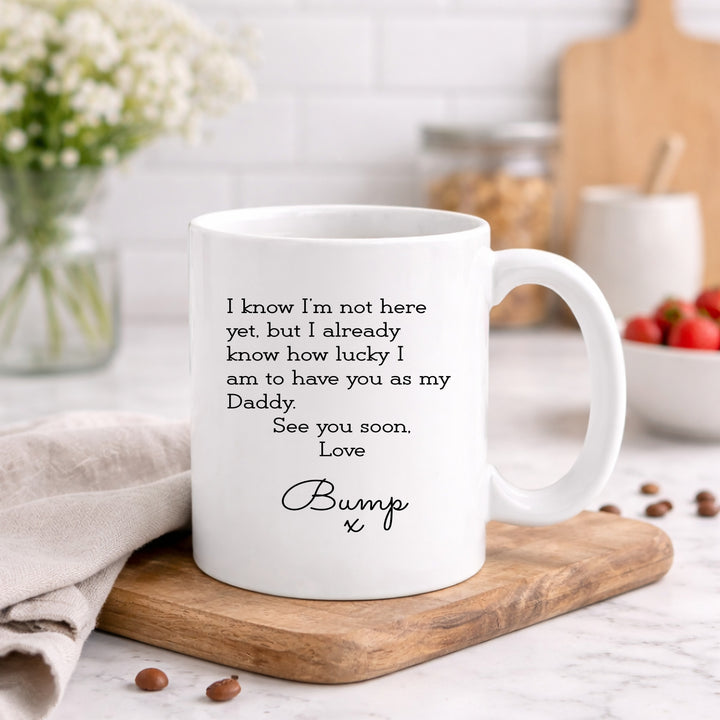 Personalised Baby Scan Happy Father's Day Daddy Mug