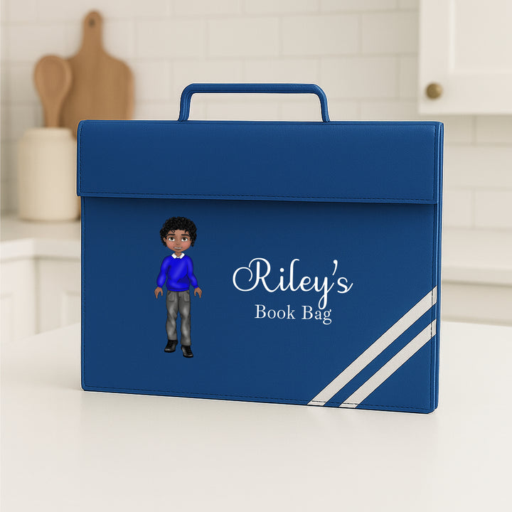 Personalised School Boy Bookbag