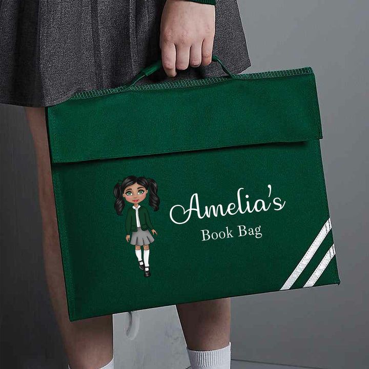 Personalised School Girl Bookbag