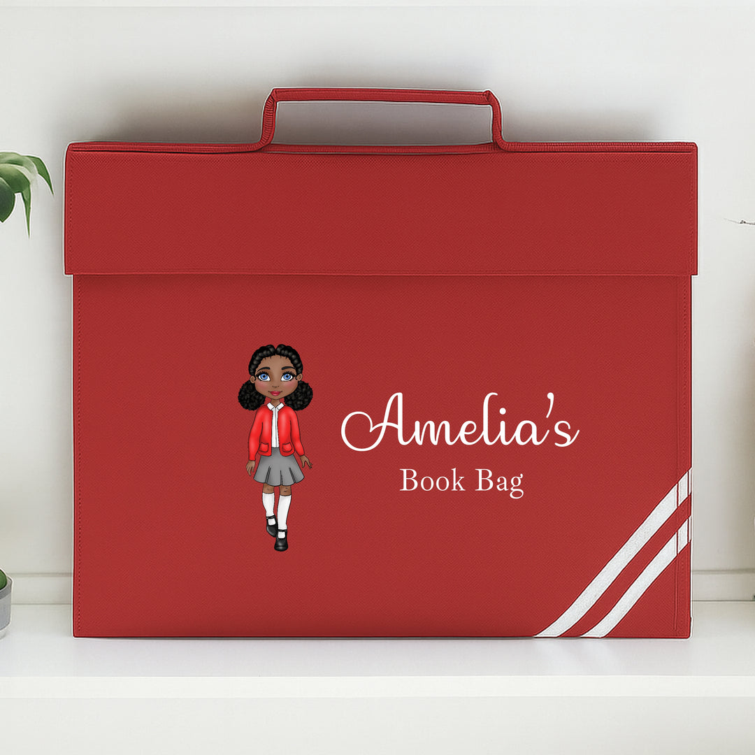 Personalised School Girl Bookbag