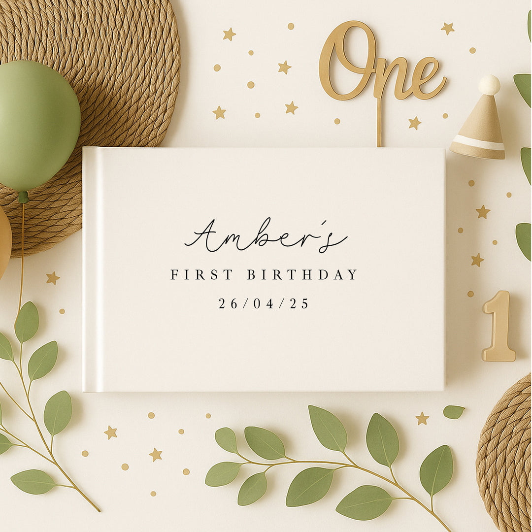 Personalised Birthday Party Guest Book