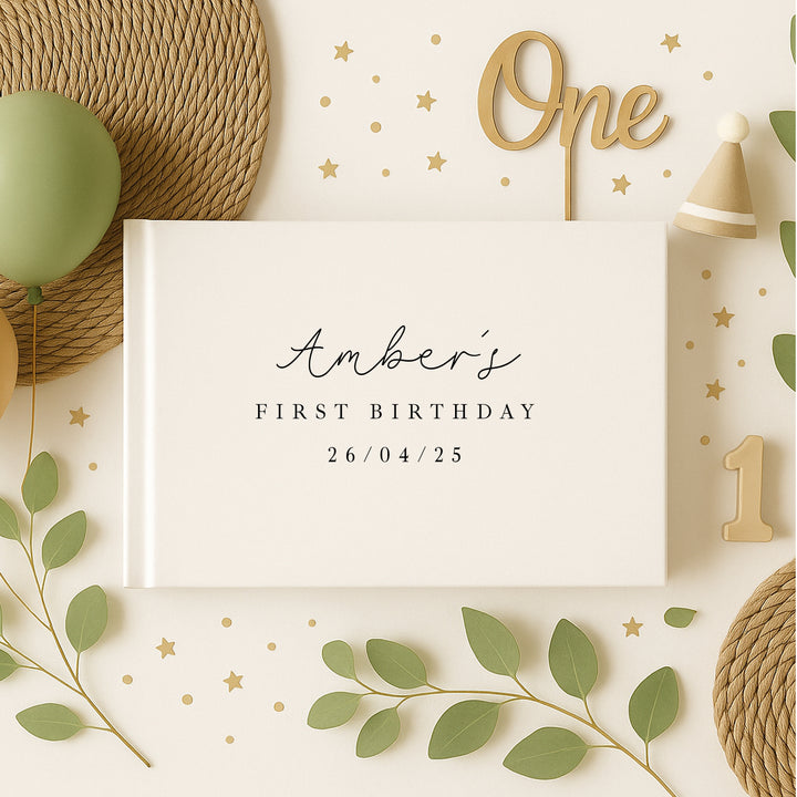 Personalised Birthday Party Guest Book