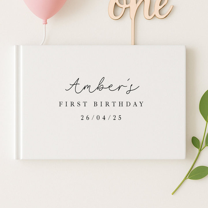 Personalised Birthday Party Guest Book