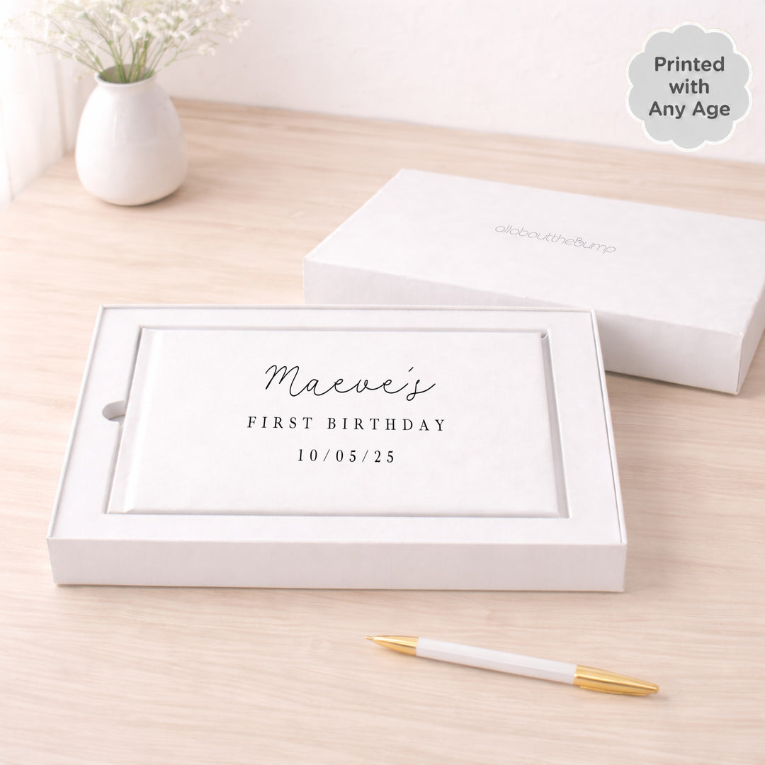 Personalised Any Age Birthday Party Guest Book