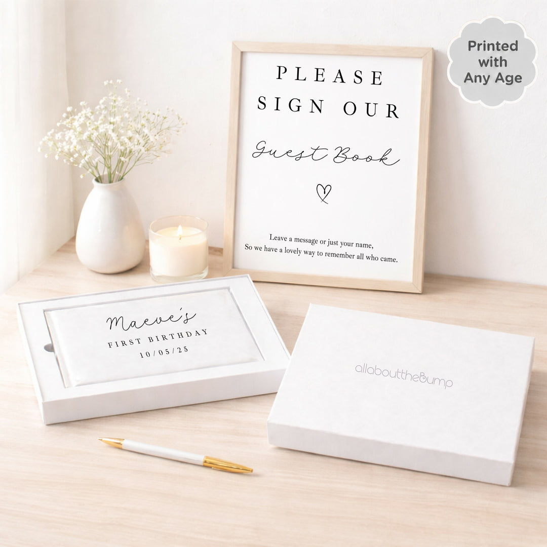 Personalised Any Age Birthday Party Guest Book