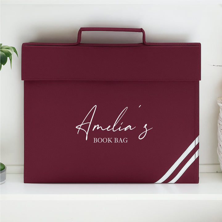 Personalised Script Name Bookbag