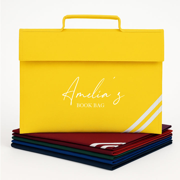 Personalised Script Name Bookbag