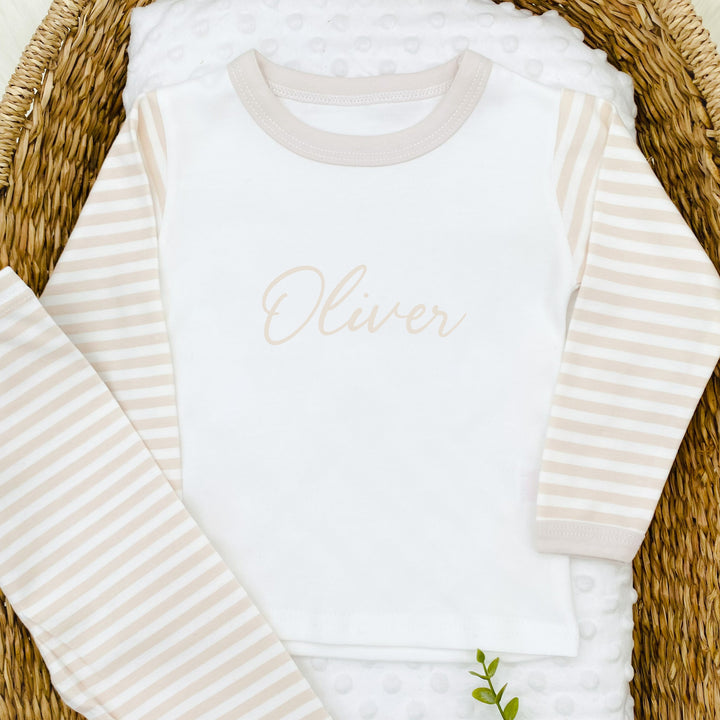 Personalised Script Name Pyjamas