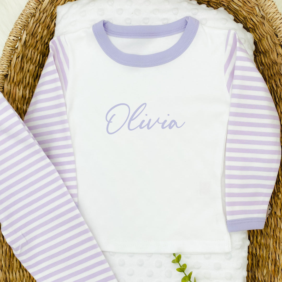 Personalised Script Name Pyjamas