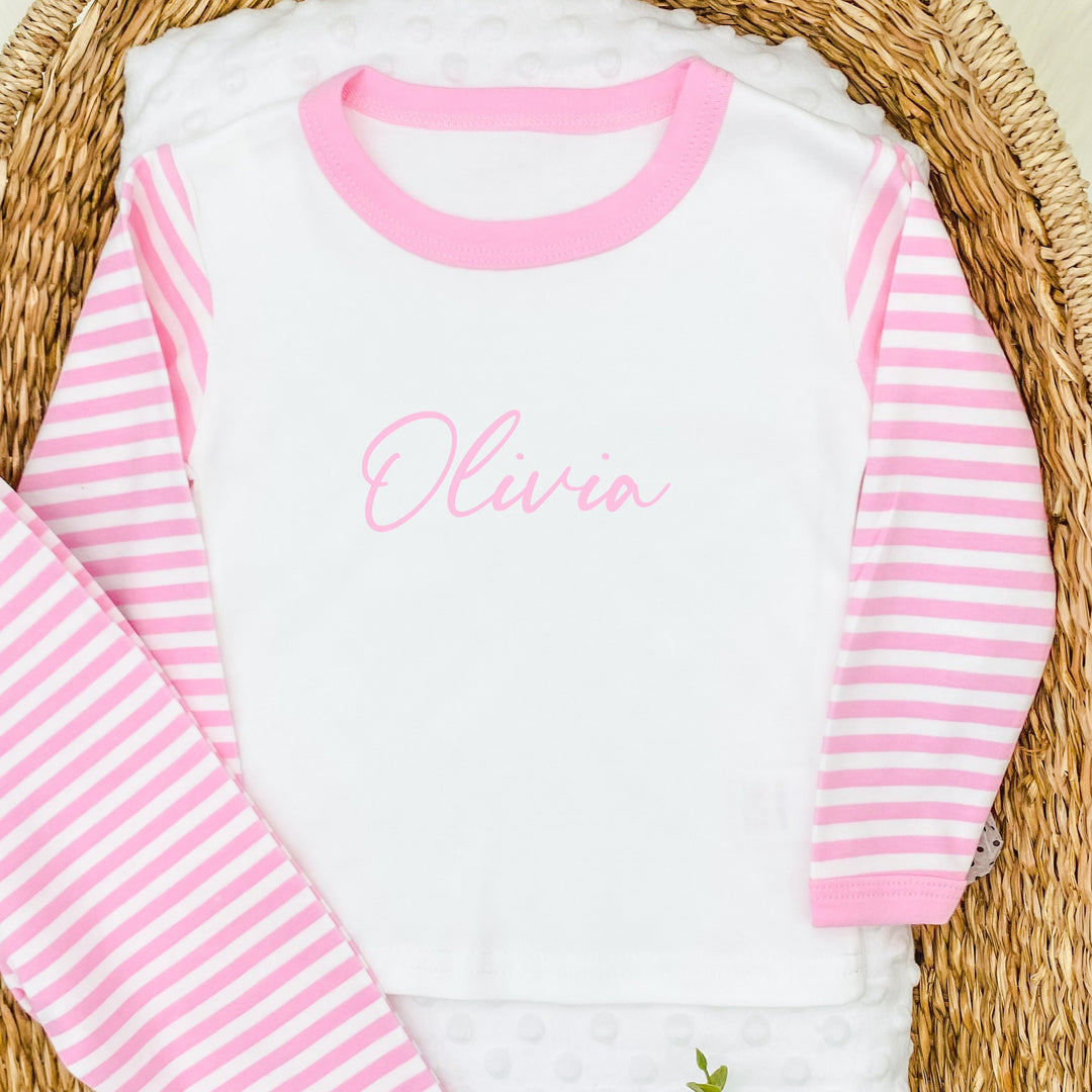 Personalised Script Name Pyjamas