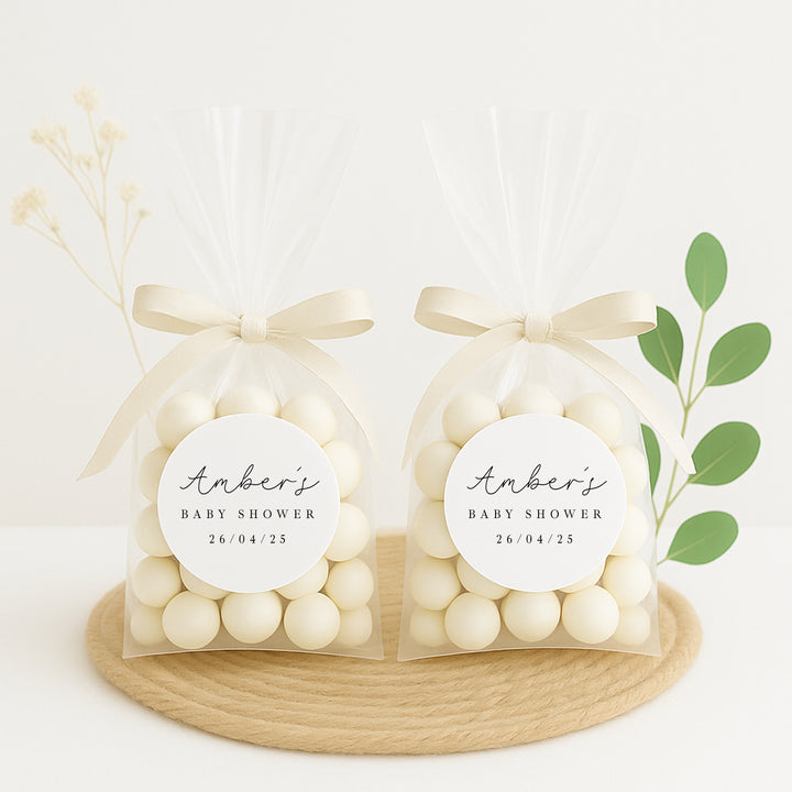 Personalised Baby Shower Stickers