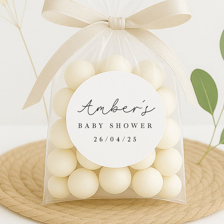 Personalised Baby Shower Stickers