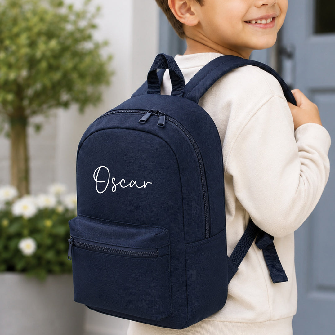 Personalised Simple Name Backpack
