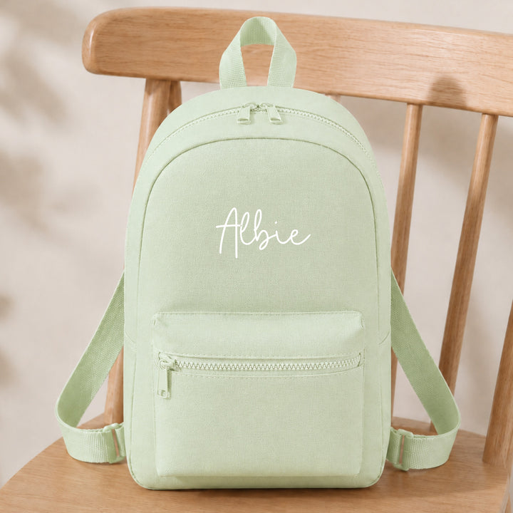 Personalised Simple Name Backpack