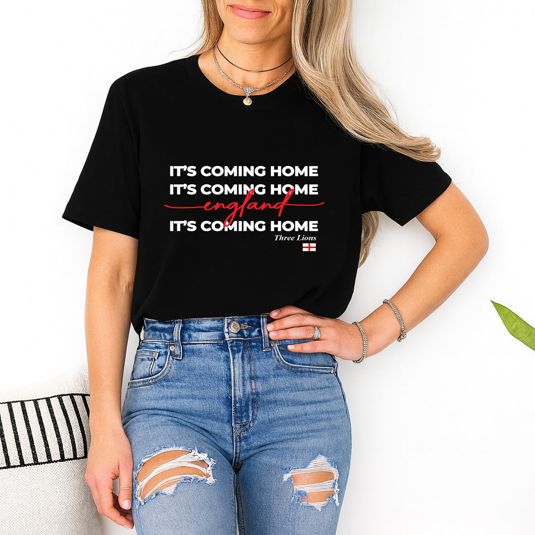 Black It's Coming Home World Cup Family Matching Outfits