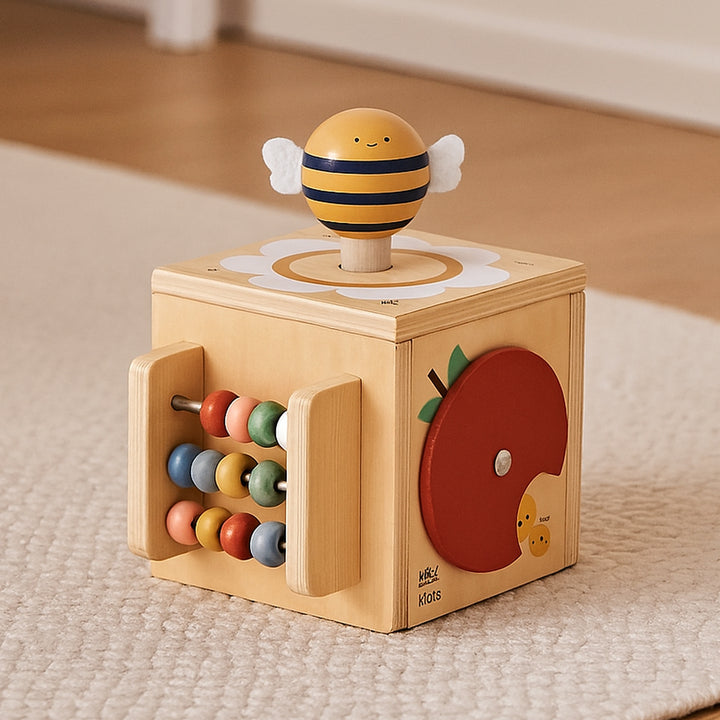 Baby Woodeen Bee Activity Cube