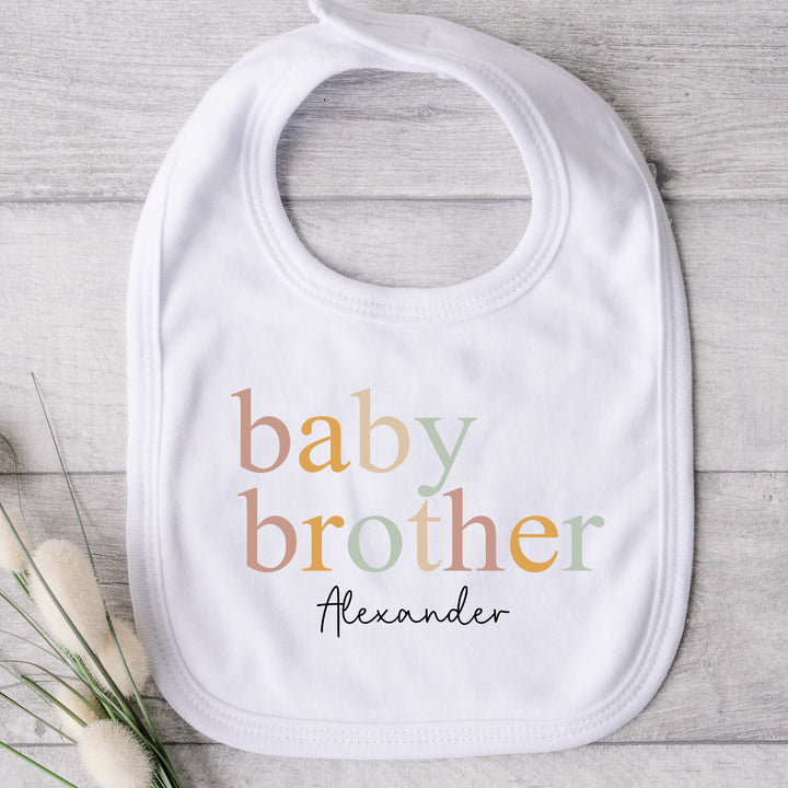 Personalised Unisex Sibling Matching T-shirt/Vest/Bib