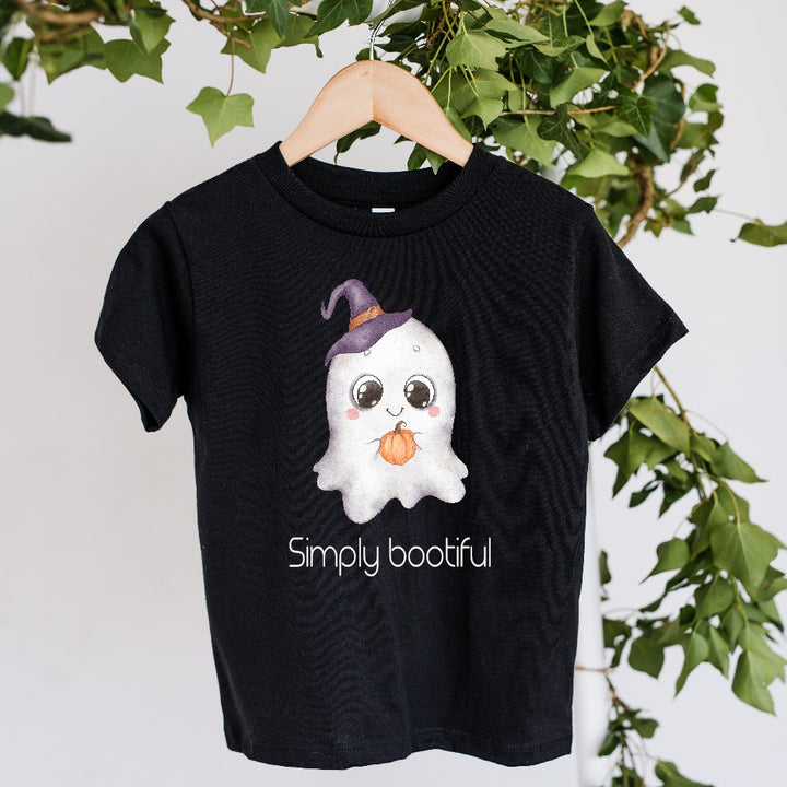 Simply Bootiful Halloween Black Kids T-shirt