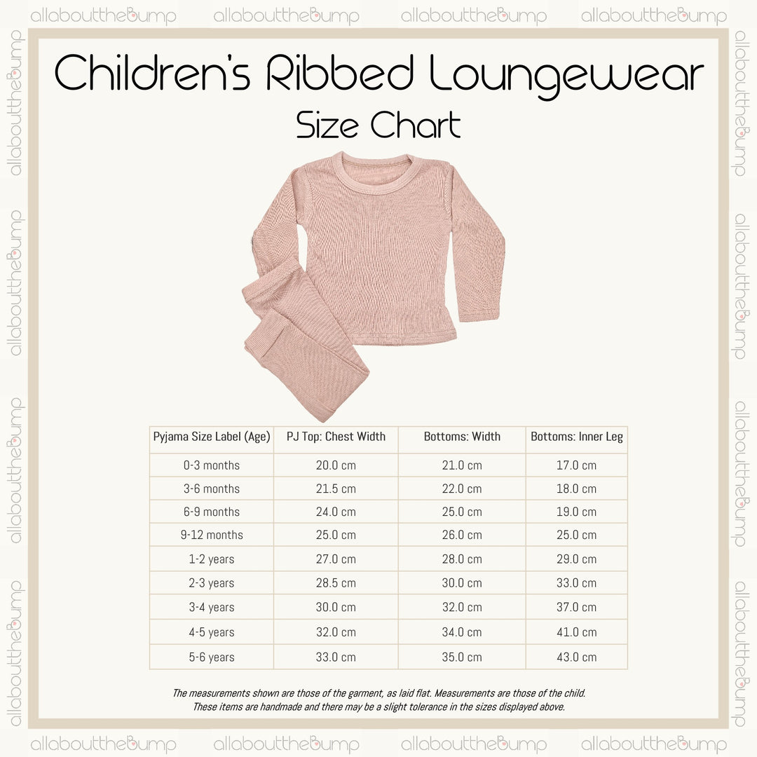 Personalised Pooh Bear Ribbed Loungewear