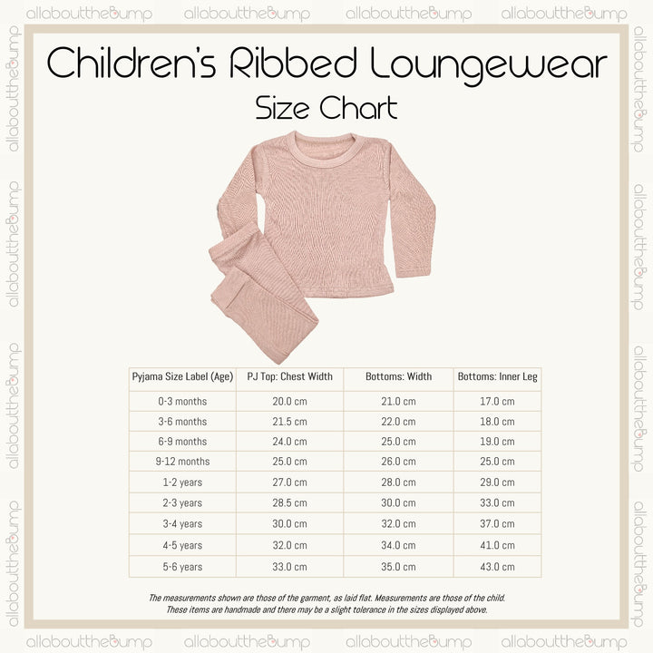 Personalised Pooh Bear Ribbed Loungewear