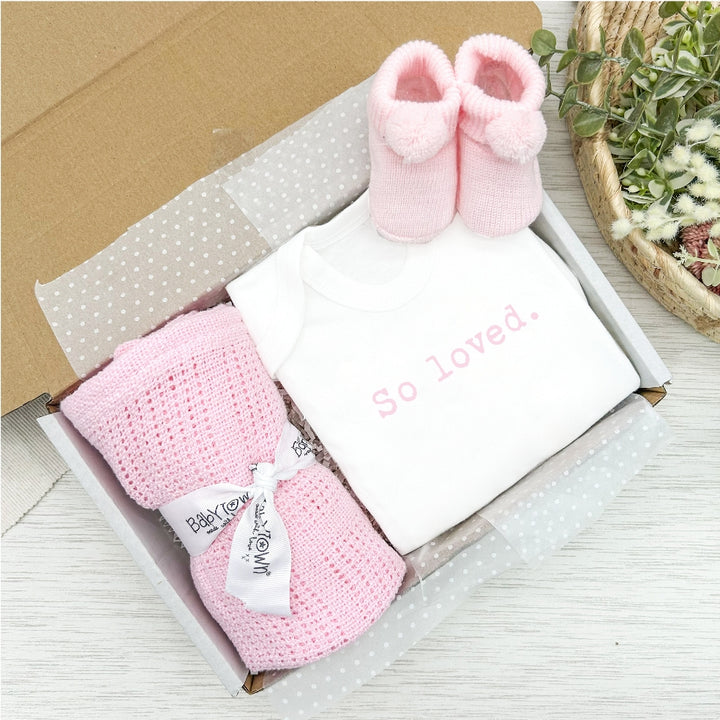 Personalised Pink Girls Clothing Hamper Sets