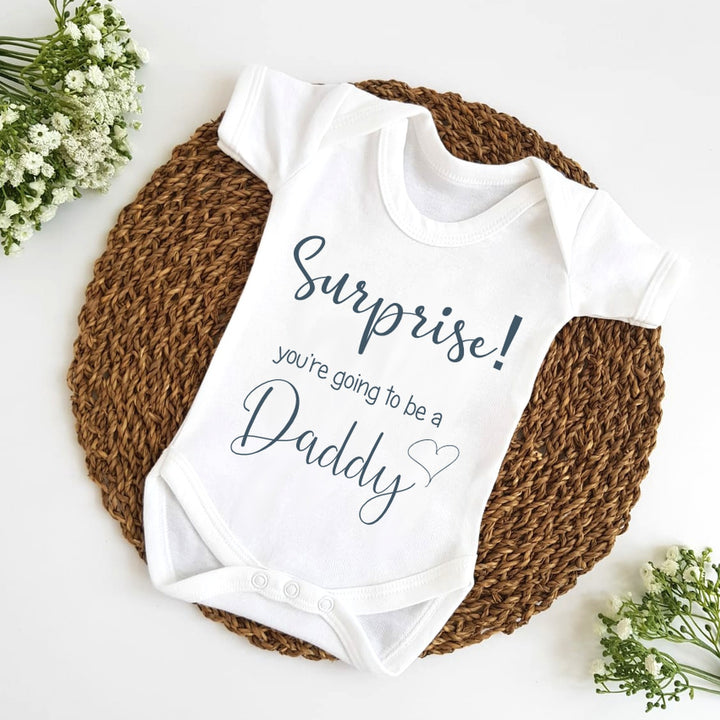 Surprise You Are Going To Be A Daddy Baby Vest