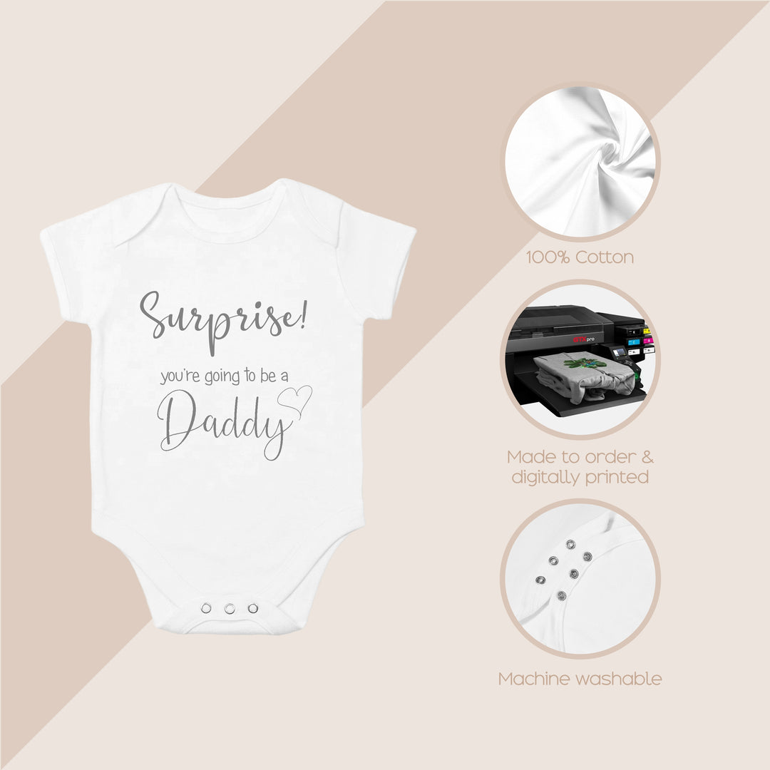 Surprise You're Going To Be A Daddy Announcement Vest