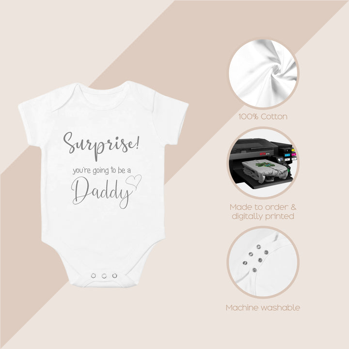 Surprise You're Going To Be A Daddy Announcement Vest