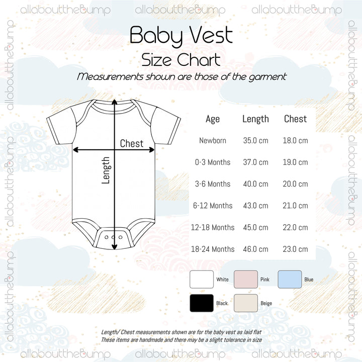 Personalised Our First Father's Day Blue Rainbow Babygrow/Vest