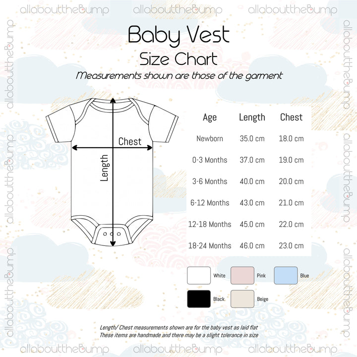 Personalised Blue Rainbow Christening Babygrow/Vest