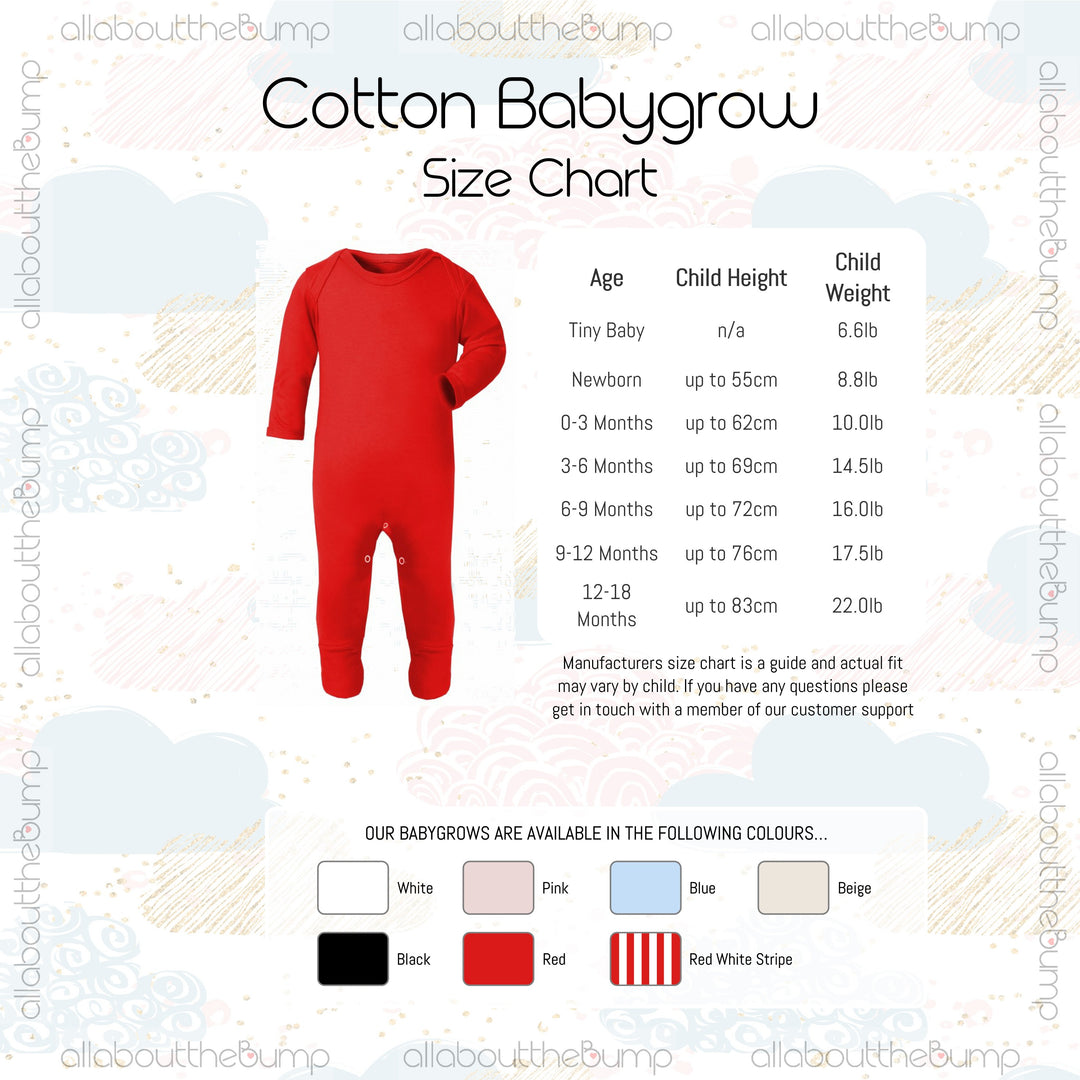 So Loved Red Babygrow