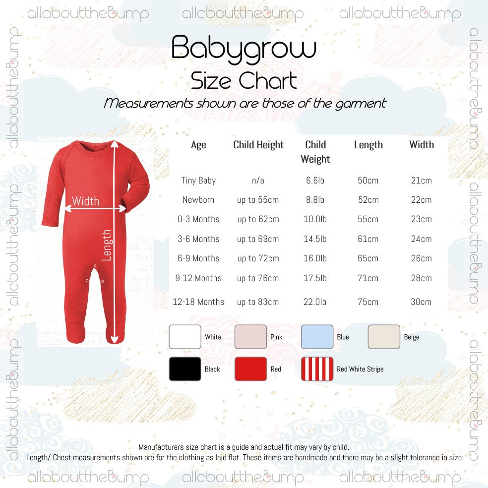 Personalised Our First Valentines Day Bears Babygrow/Vest
