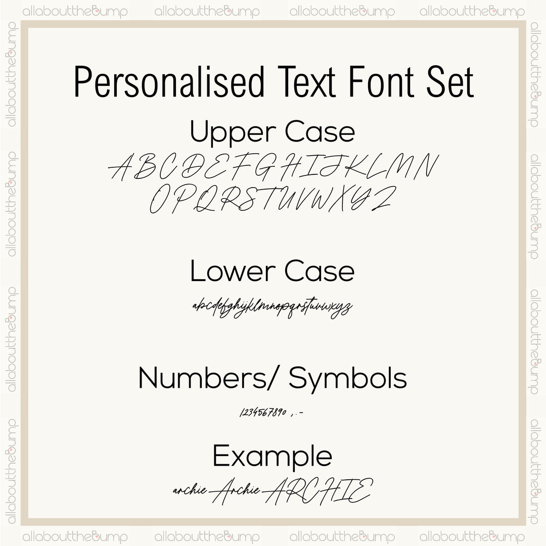 Personalised Script Name Red Book Cover