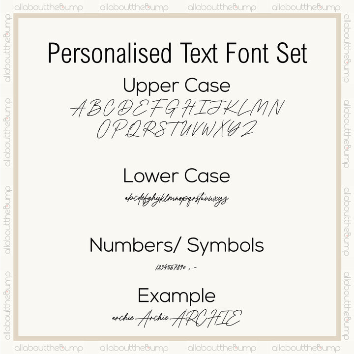 Personalised Script Name Red Book Cover