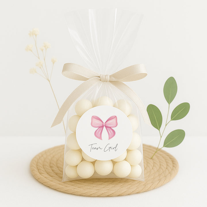 Team Boy/Girl Gender Reveal Stickers