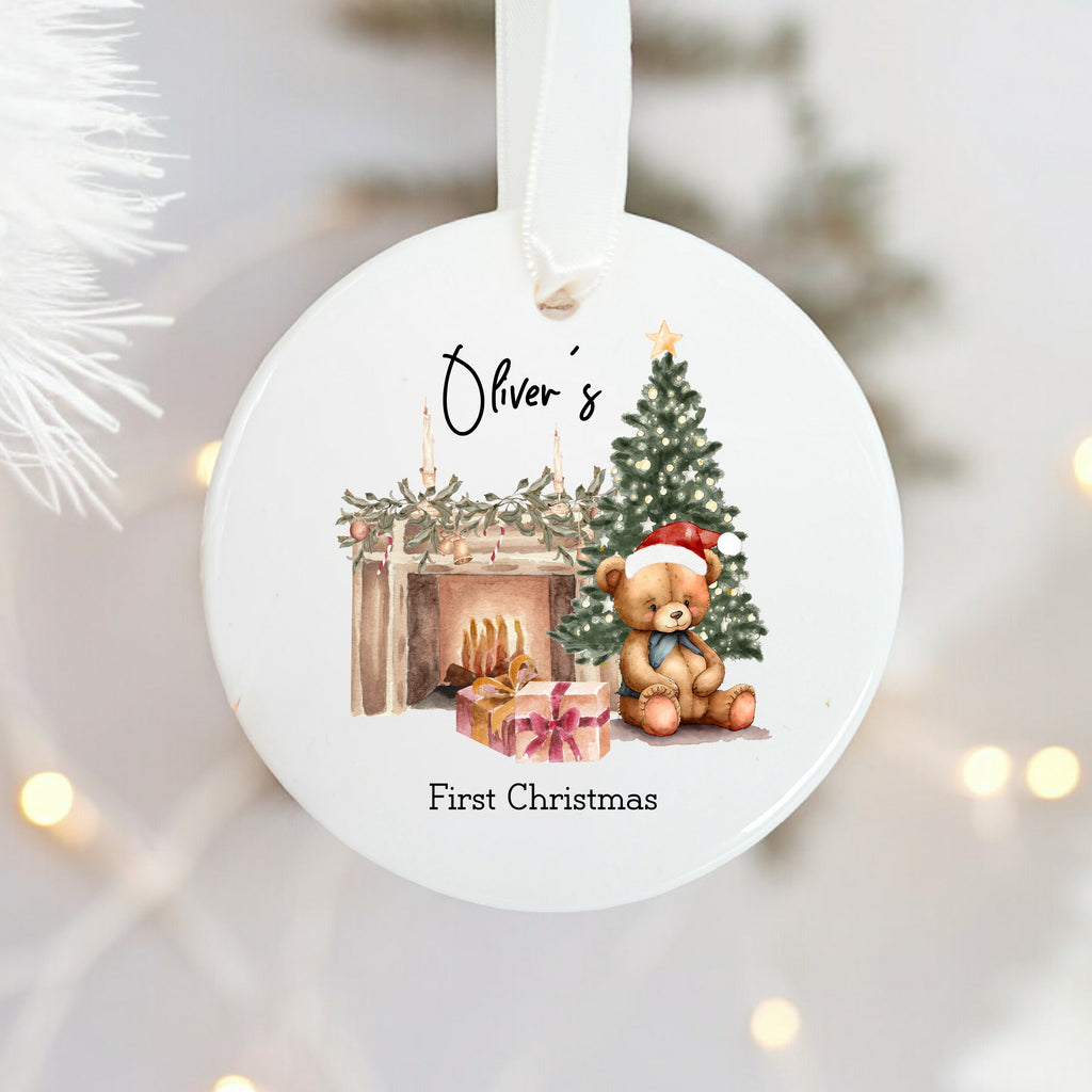 Baby Bottle Ornament Baby Girl First Christmas Ornament 2018 Photo