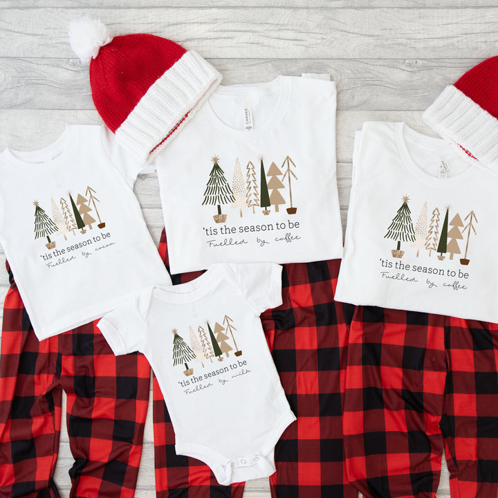 Tis The Season Family Personalised Matching T-Shirt or Baby Vest