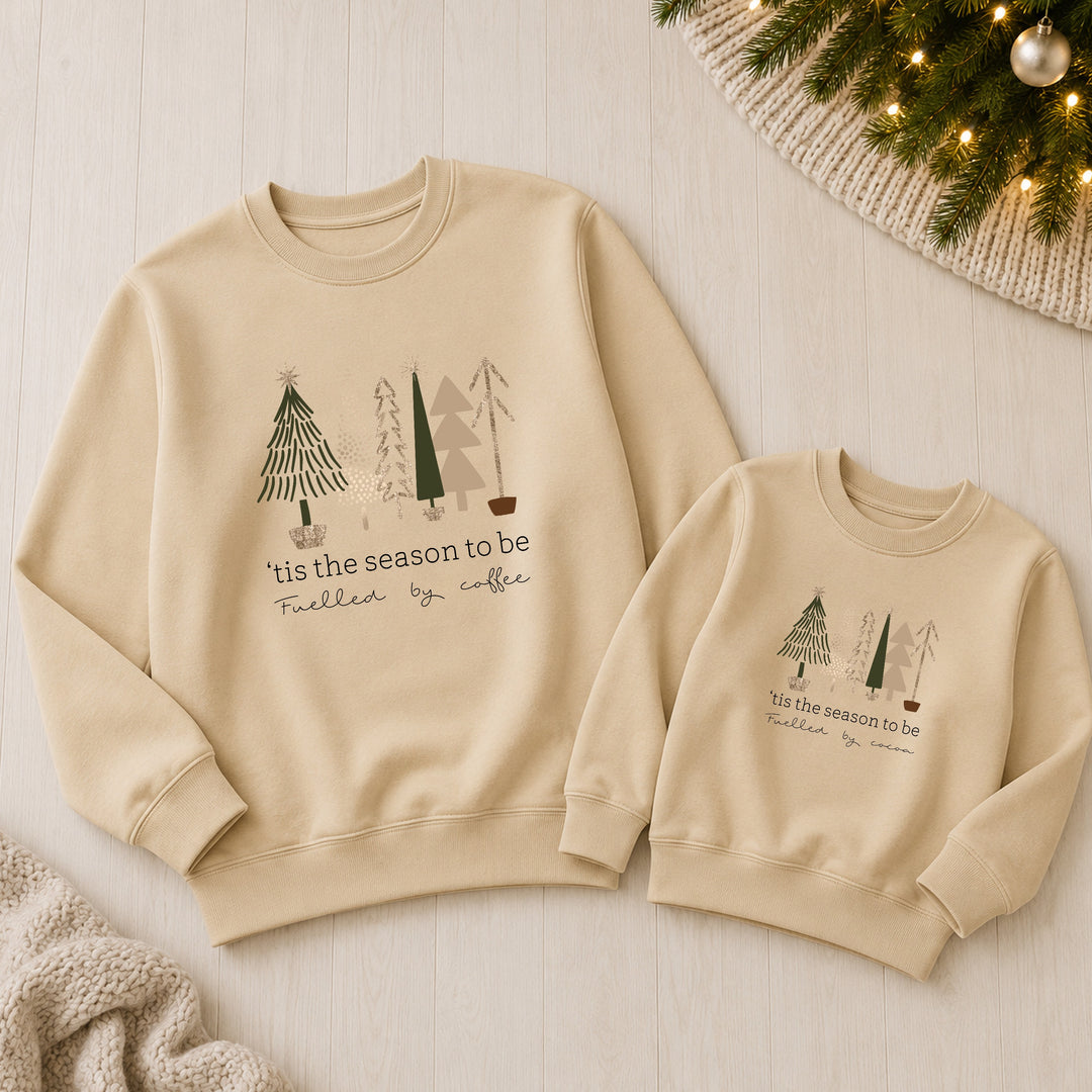 Tis the Season Mum &amp; Mini Matching Christmas Jumpers