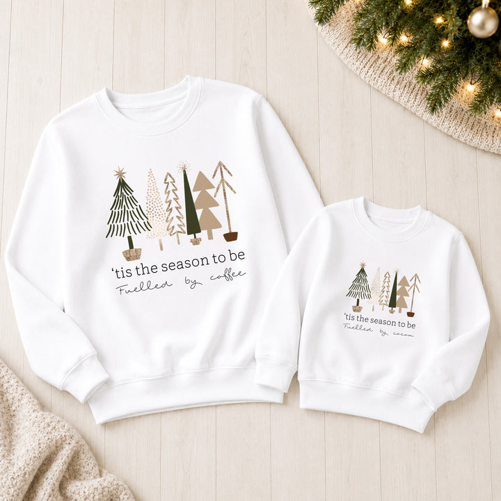 Tis the Season Mum &amp; Mini Matching Christmas Jumpers