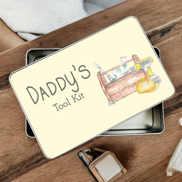 Personalised Dad's Tool Kit Gift Tin