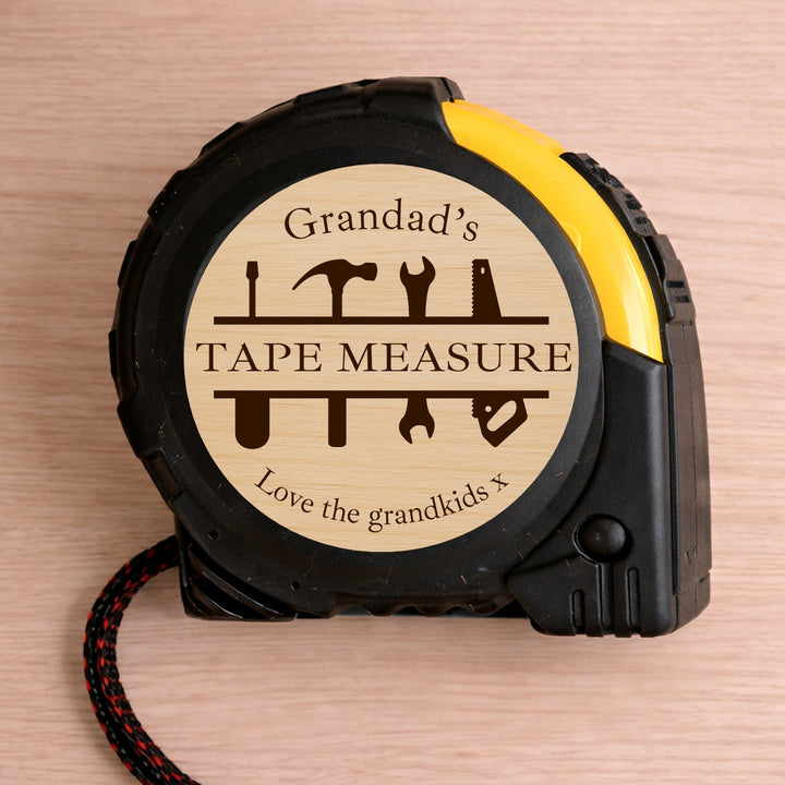 Personalised Daddy's Tape Measure