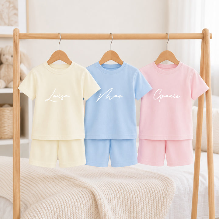 Personalised Script Name Toddler Short Set
