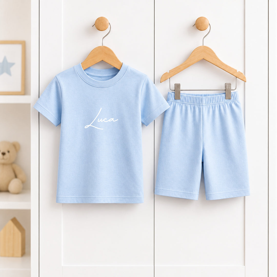 Personalised Script Name Toddler Short Set