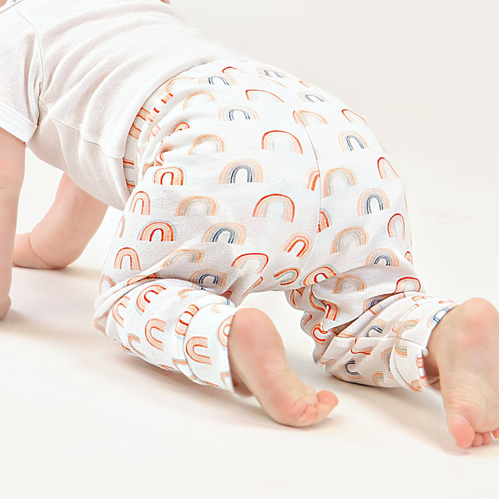 Happy Birthday Daddy Bunting Vest With Optional Rainbow Leggings