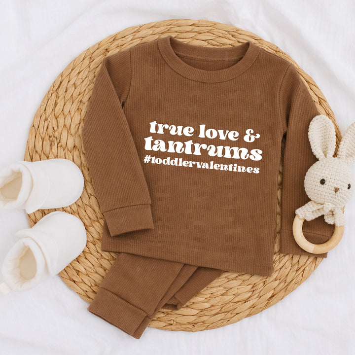 True Love and Tantrums Valentine's Day Ribbed Loungewear