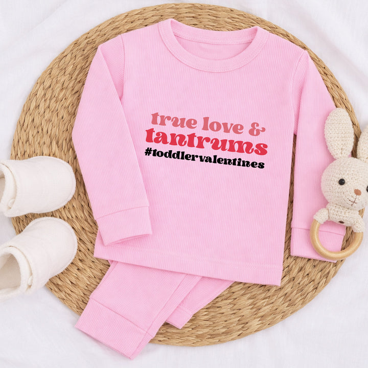 True Love and Tantrums Valentine's Day Ribbed Loungewear