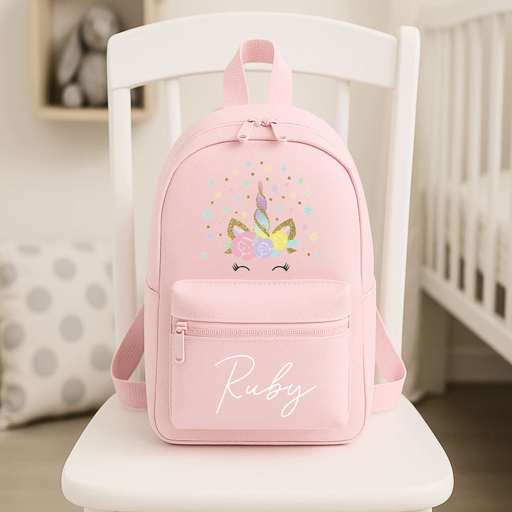 Personalised Rainbow Unicorn Backpack
