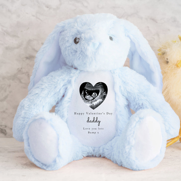 Personalised Baby Scan Happy Valentine's Day Soft Toy